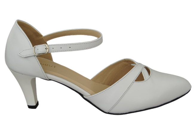 Dámská obuv Sandály Bílá přírodní kůže 151 ElitaBut