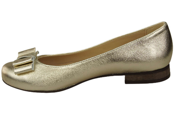 Dámské baletní boty Natural Leather Gold 702 ElitaBut