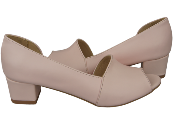 Dámské sandály Powder Pink Natural Leather 147 ElitaBut