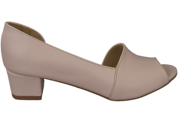 Dámské sandály Powder Pink Natural Leather 147 ElitaBut