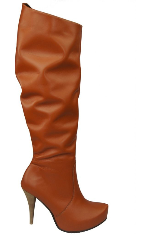 Dámské boty na platformě Přírodní kůže Červená 120 ElitaBut