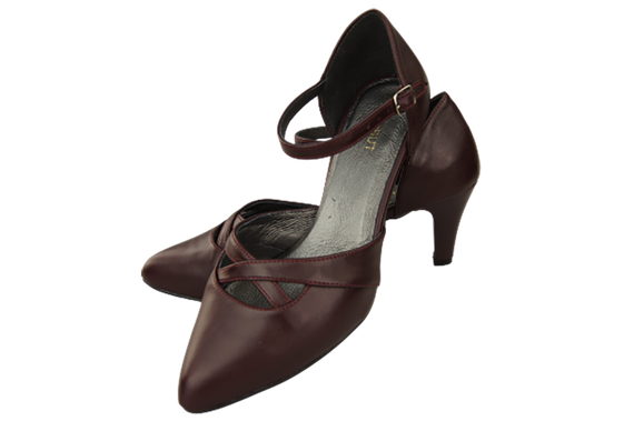 Dámská obuv Sandály Maroon Natural Leather 151 ElitaBut