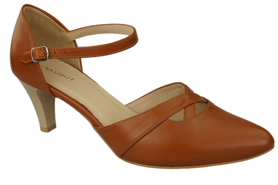 Dámská obuv Červené sandály Přírodní kůže 151 ElitaBut