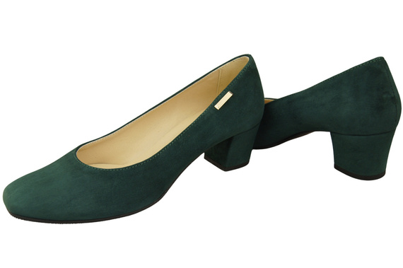 Pohodlná dámská obuv Zelená semišová kůže 172 od ElitaBut