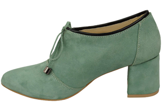 Dámská obuv Mint kožené velurové boty 183 ElitaBut