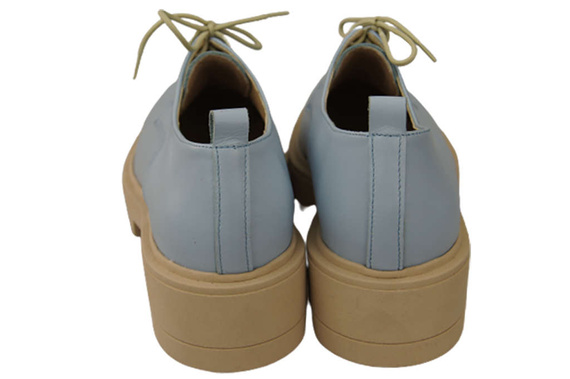 Dámská obuv se šněrováním Obuv světle modrá kůže Natural 180 ElitaBut