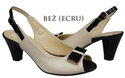Dámská obuv Přírodní kůže Sandály Béžová 843 N ElitaBut