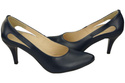 Dámská obuv Navy blue Přírodní kůže 166 ElitaBut
