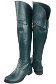 Dámské kozačky Malachite Musketeers Vysoké nad kolena z přírodní kůže 638 ElitaBut