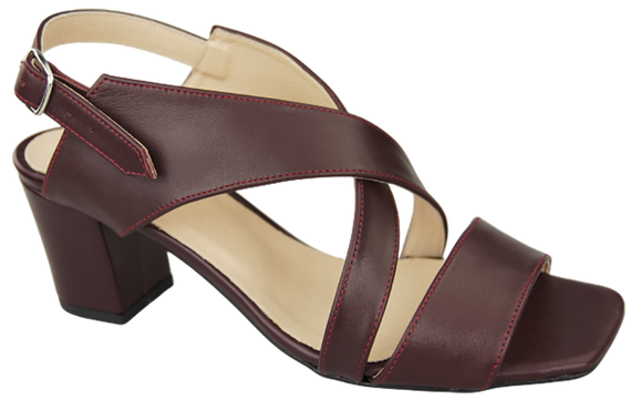 Dámská obuv Sandály Maroon Natural Leather 149 ElitaBut
