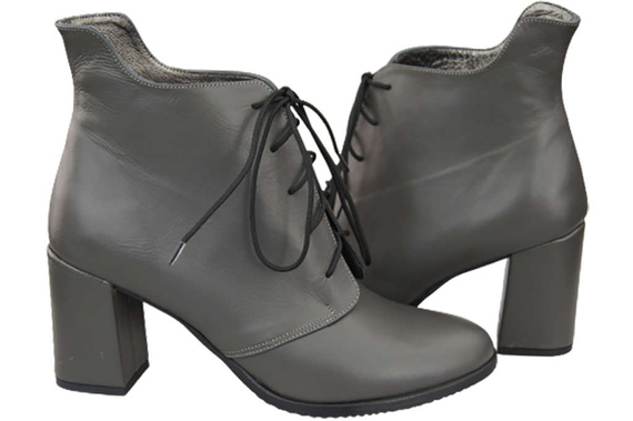 Dámské boty Graphite šněrovací zimní přírodní kůže 174 Z ElitaBut