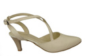 Dámské sandály Beige Natural Leather 129 ElitaBut