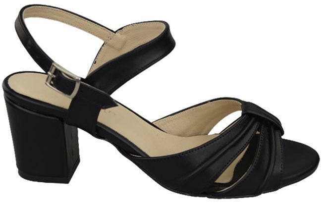 Dámská obuv Sandály Černá přírodní kůže 168 ElitaBut