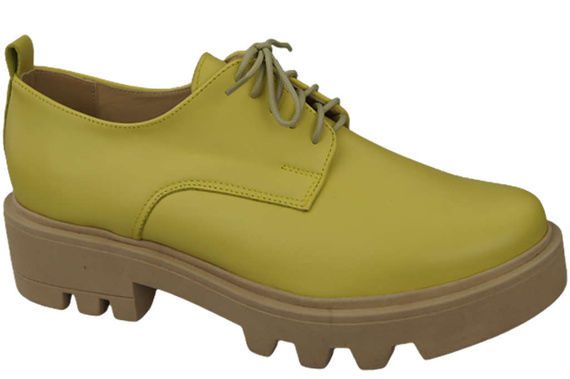 Dámské šněrovací boty Lemon Leather Natural 180 ElitaBut