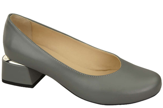 Dámská obuv Natural leather 159 Ash grey ElitaBut