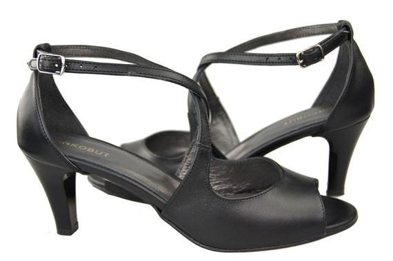 Dámská obuv Sandály Černá přírodní kůže 115 ElitaBut