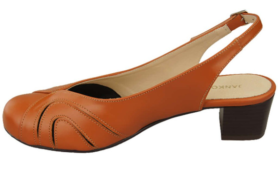 Dámská obuv Sandály z přírodní kůže Červená 842 ElitaBut