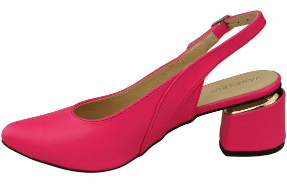 Dámská obuv Sandály Neon Pink Natural Leather 196 ElitaBut