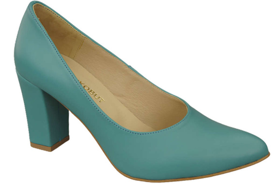 Dámská obuv Tyrkysové lodičky Přírodní kůže 170 ElitaBut