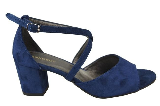 Dámská obuv Sandály Námořnická modrá semišová kůže 111 ElitaBut
