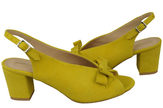 Dámská obuv Lemon Kožené semišové sandály 148 ElitaBut