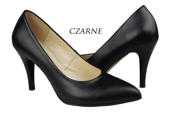 Dámská obuv Dámské lakované lodičky Black 816 ElitaBut