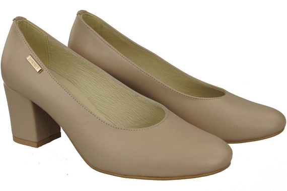 Dámská obuv Cappuccino Lico Natural Lick Leather 125 ElitaBut