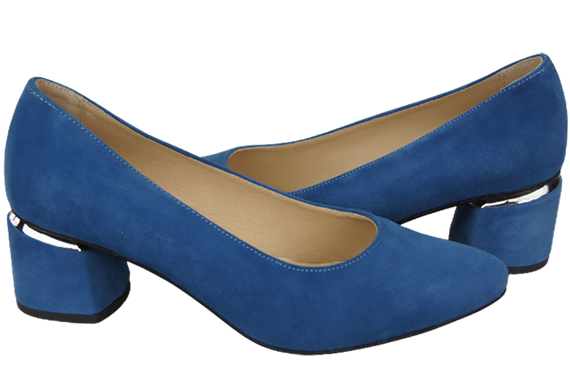 Dámská obuv Blue Suede Natural Leather 143 Z ElitaBut