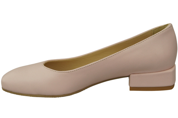 Pohodlné dámské boty Pumpkin Pink Flat Natural Leather 204 ElitaBut