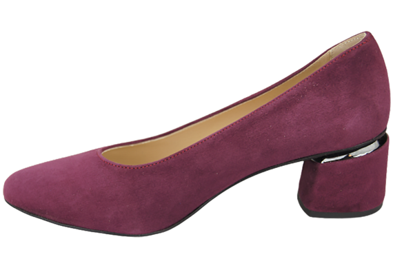 Dámská obuv Maroon Natural Suede Leather 143 Z ElitaBut