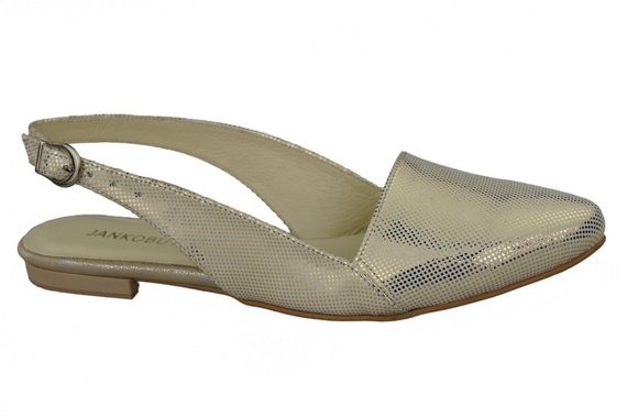 Dámská obuv Sandály Zlatá přírodní kůže 996 ElitaBut