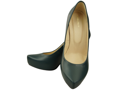 Dámské lodičky Malachite Stiletto z přírodní kůže 205 ElitaBut