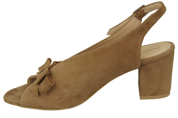 Dámská obuv Olive Leather Suede Sandals 148 ElitaBut