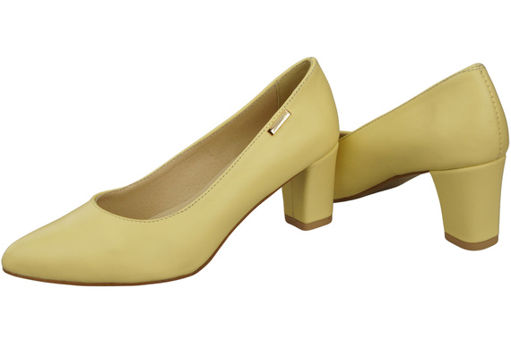 Klasické hladké boty Dámské lodičky Banana Natural Leather 213 ElitaBut