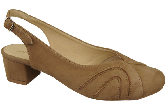 Dámská obuv Přírodní kůže Semišové sandály Olive 842 Z ElitaBut