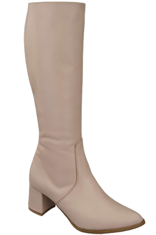 Dámské kozačky Classic přírodní kůže Powder pink 175 ElitaBut