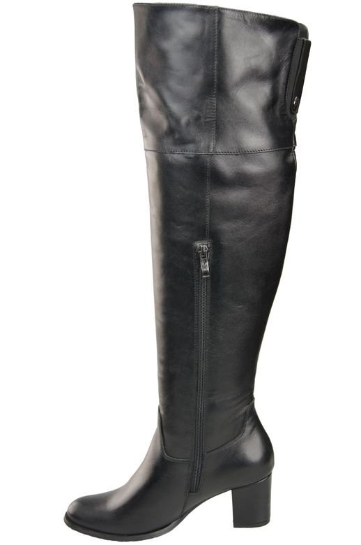 Dámské boty Black Musketeers High over the knee natural leather 190 ElitaBut