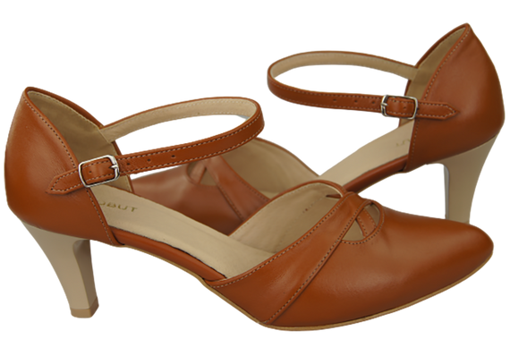 Dámská obuv Červené sandály Přírodní kůže 151 ElitaBut