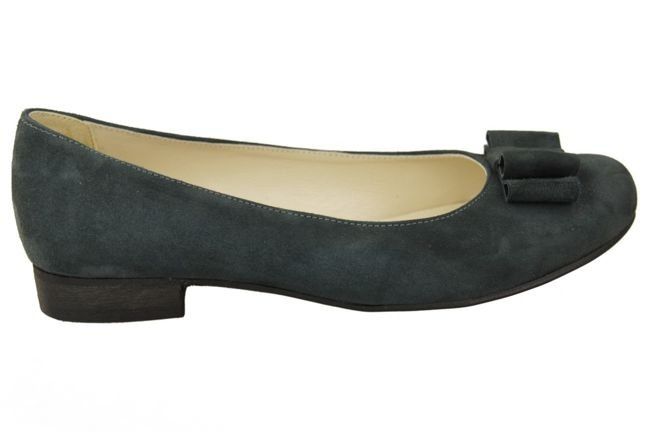 Dámská obuv Balerina Dámské boty Graphite leather Suede 126 ElitaBut