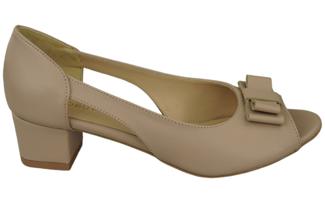 Dámská obuv Sandály Cappuccino celokožená 145 ElitaBut