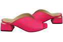 Dámská obuv Žabky na podpatku Neon Pink Natural Leather 210 ElitaBut