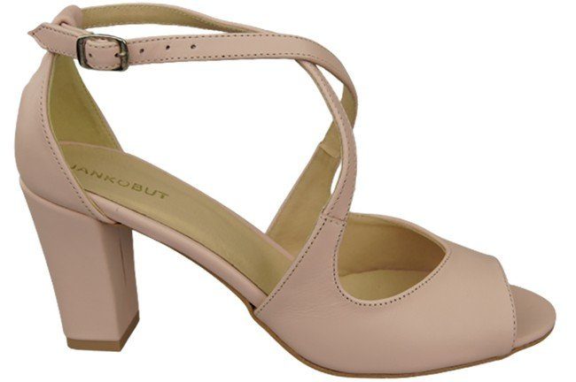 Dámská obuv Sandály Powder Pink Natural Leather 186 ElitaBut