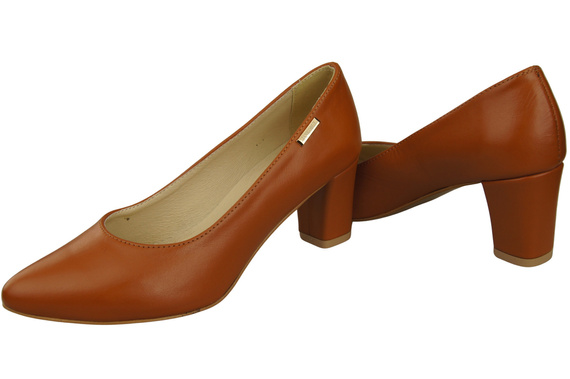 Klasické dámské hladké boty z přírodní kůže 213 ElitaBut