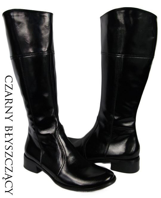 Dámská obuv Přírodní kůže Černá lakovaná 636 ElitaBut