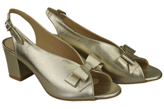 Dámská obuv Sandály Golden Faced Přírodní kůže 148 L ElitaBut