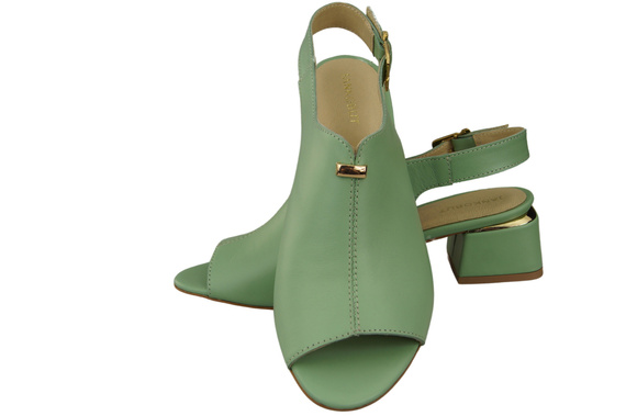 Dámská obuv Sandály Mint gold buckle Přírodní kůže 198 ElitaBut