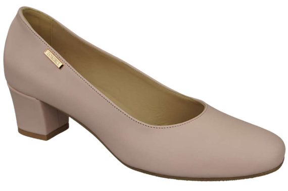 Dámská obuv Dámské lodičky Přírodní kůže 172 Powder Pink ElitaBut