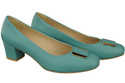 Dámská obuv Natural Leather 187 Turquoise ElitaBut