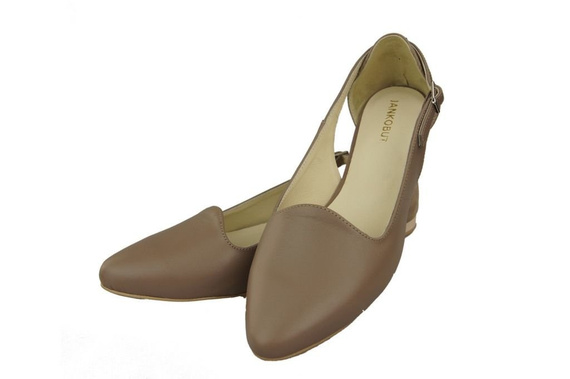 Dámské sandály Cappuccino Přírodní kůže 127 ElitaBut