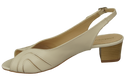 Dámská obuv Přírodní kůže Sandály Béžová Ecru 991 ElitaBut